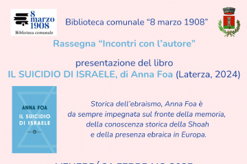 locandina libro Anna Foa