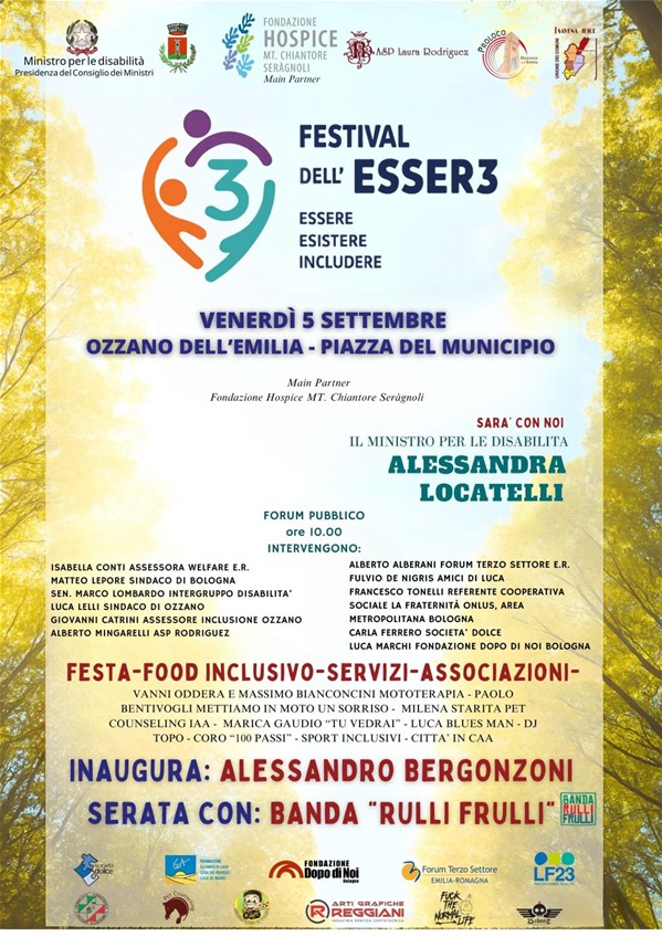 Festival dell’ESSER3 - Venerdì 5 settembre 2025 in Piazza del Municipio