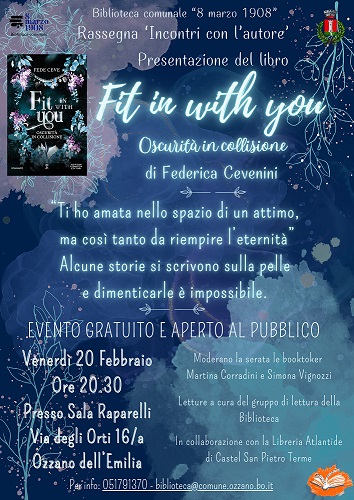 Volantino presentazione romanzo Federica Cevenini