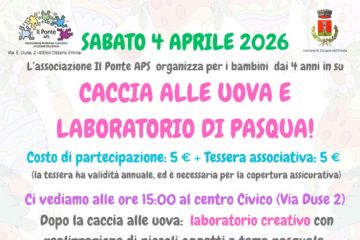 Letture e laboratori di Pasqua: Il 1° aprile in Biblioteca e il 4 a Ponte Rizzoli