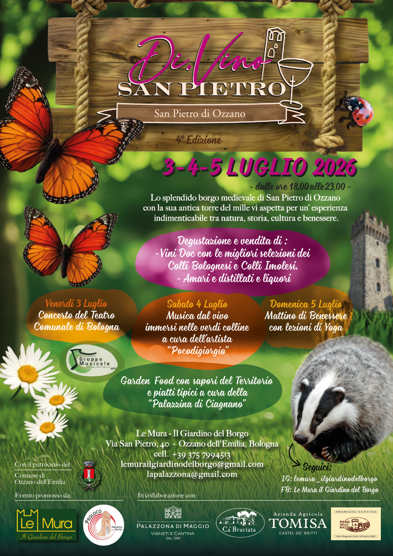 locandina festival Di.Vino San Pietro 2026