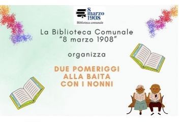 Pomeriggi alla baita con i nonni: letture e laboratori per bambini (martedì 10 settembre e martedì 8 ottobre)