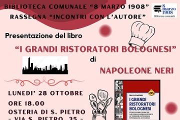 presentazione libro Napoleone Neri presso l'Osteria di San Pietro