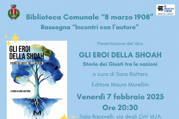 locandina "Gli eroi della shoah"