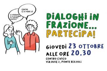 23 ottobre 2025: Il percorso partecipato "Dialoghi in frazione per fare Insieme" fa tappa a Ponte Rizzoli