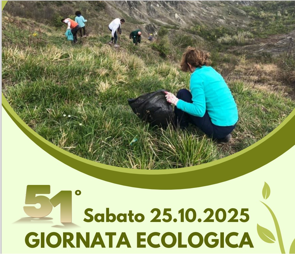 Sabato 25 ottobre 2025: 51° Giornata ecologica
