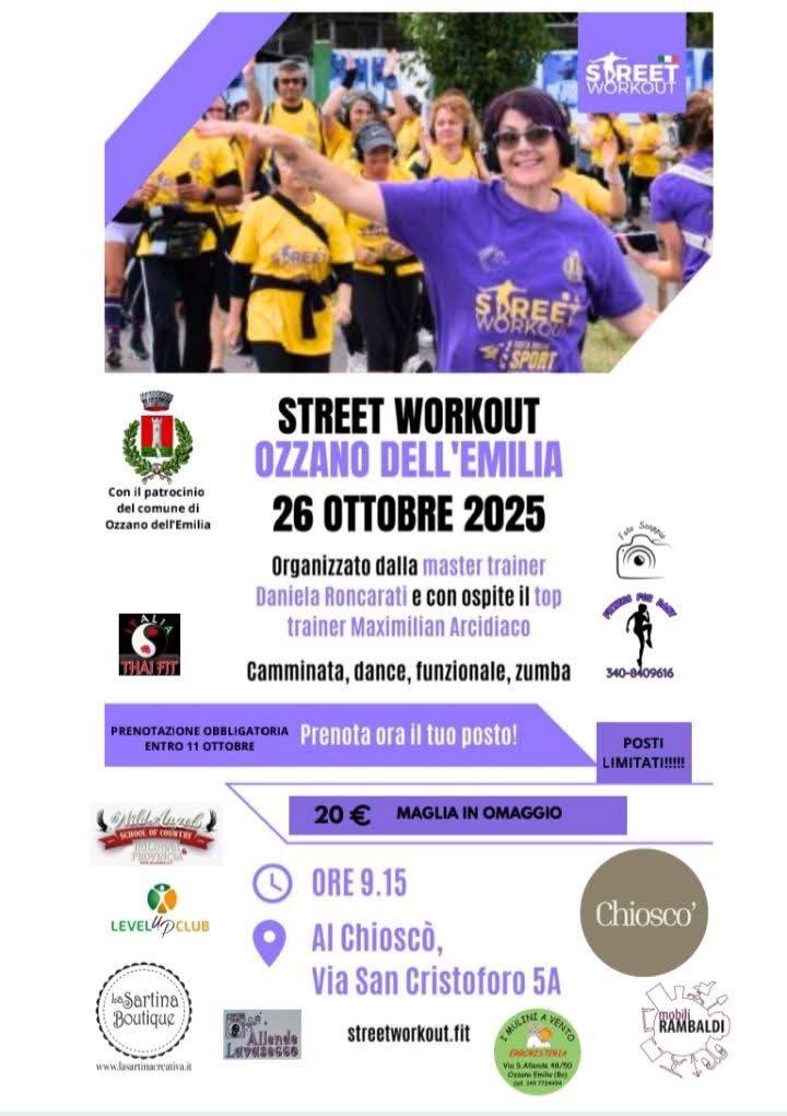 26/10/2025: Street workout
