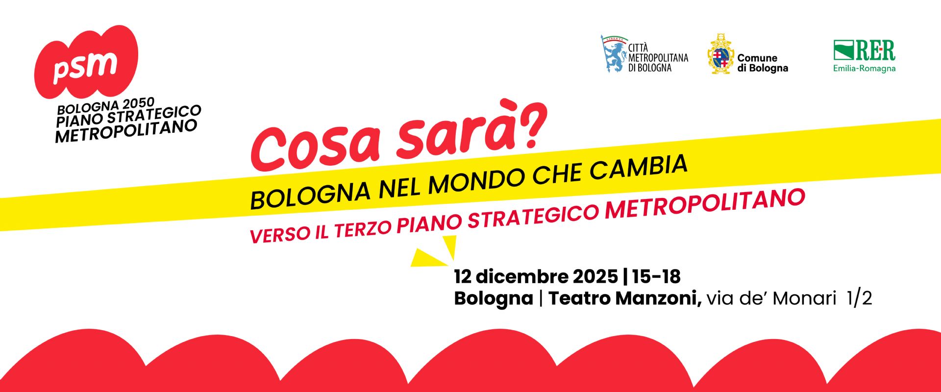 "Bologna nel mondo che cambia", il 12 dicembre 2025 la presentazione del terzo Piano strategico metropolitano