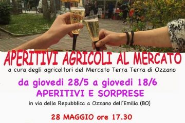 Aperitivi agricoli e sorprese al Mercato Terra-Terra