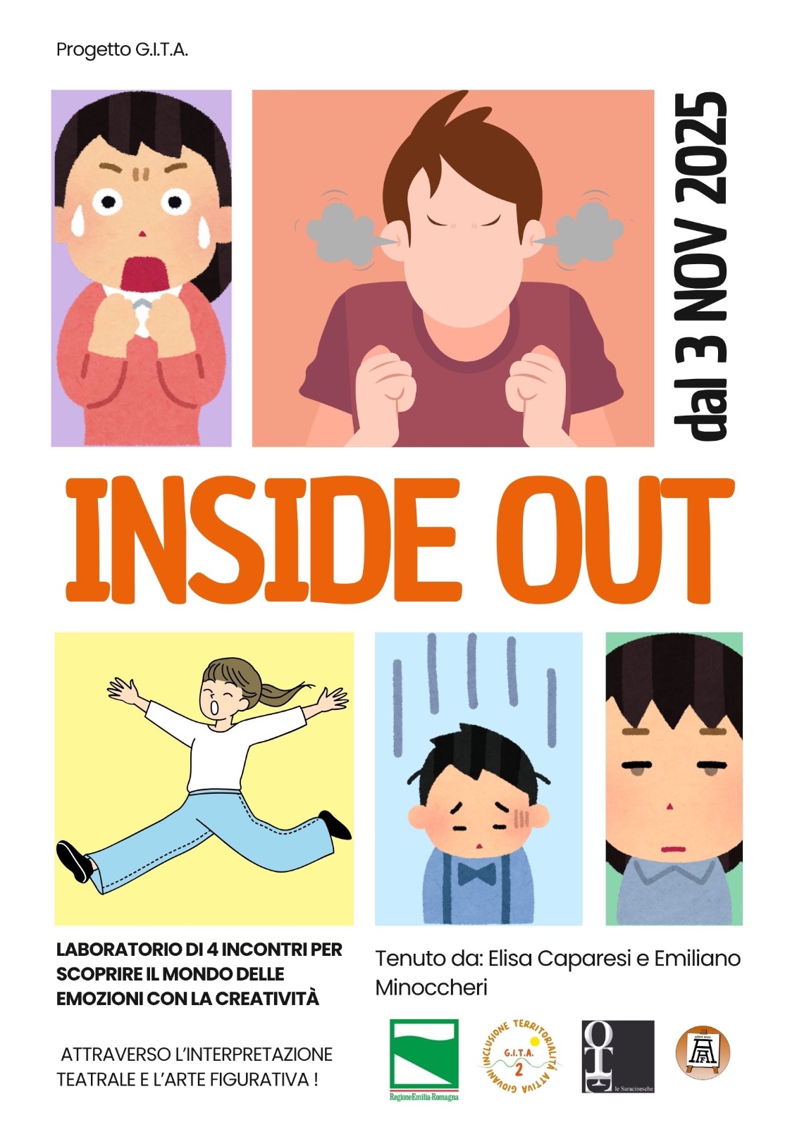 INSIDE OUT Laboratorio Artistico-Teatrale sulle Emozioni 