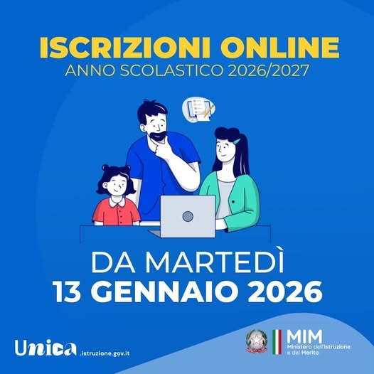 Scuole: al via le iscrizioni on line