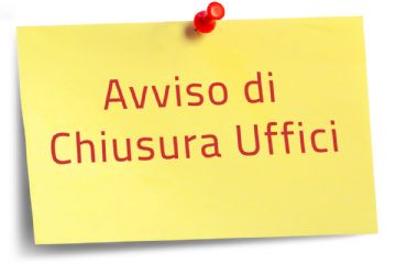 6 novembre 2025: Chiusura al pubblico dei Servizi Urp, Scuola, Tributi e Programmazione del Territorio per corso formazione obbligatorio