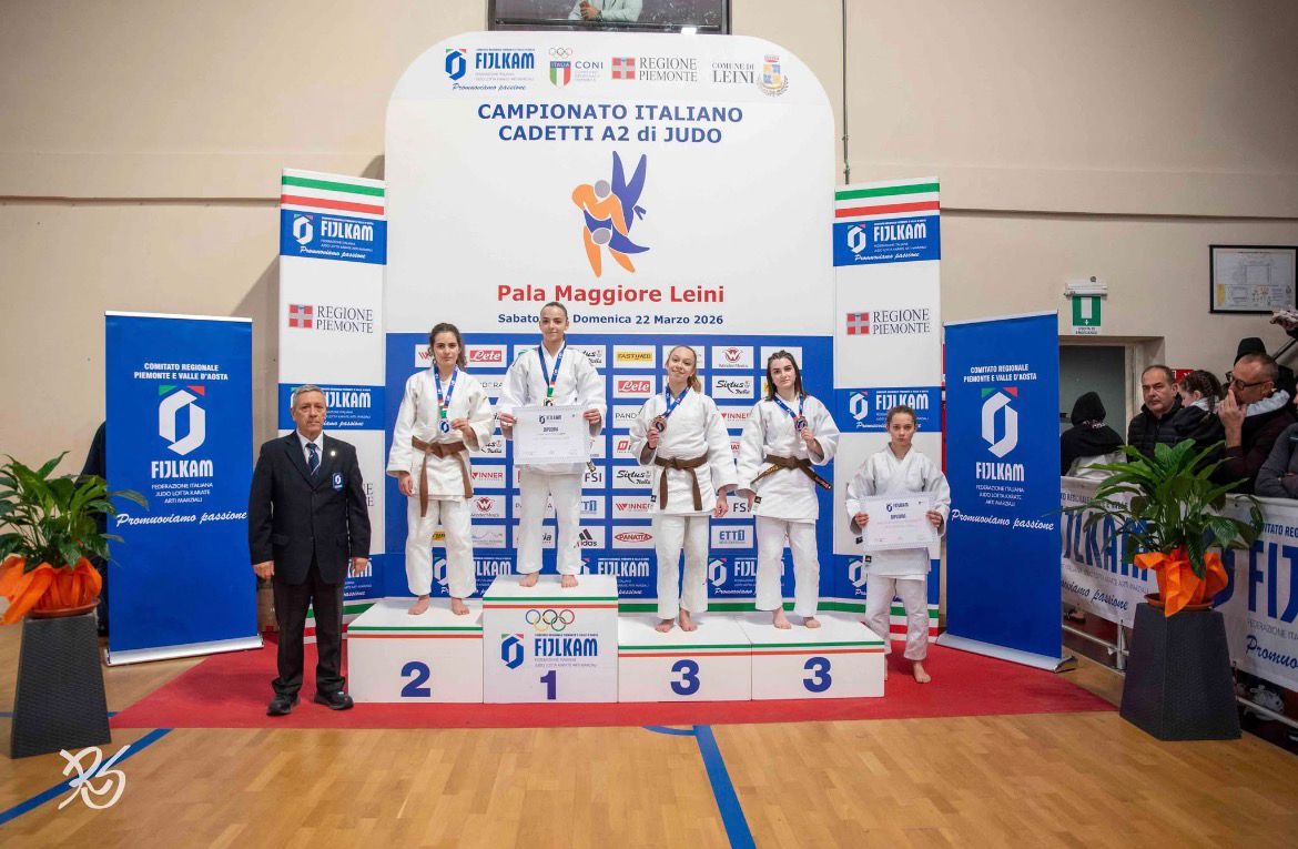Lucrezia Mechi sul gradino più alto ai Campionati Italiani A2 di judo