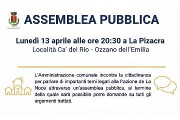 Assemblea pubblica a La Noce lunedì 13 aprile