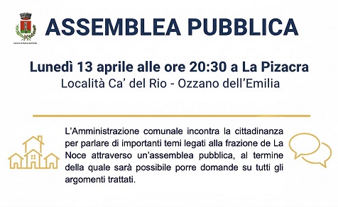 Assemblea pubblica a La Noce lunedì 13 aprile