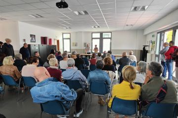 Sabato 21 settembre (sala Livio Raparelli) i cittadini presenti al secondo incontro pubblico del percorso partecipato "Seconda chance?"
