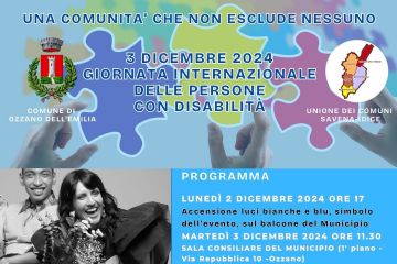 Ozzano, 3 dicembre 2024: Giornata internazionale delle persone con disabilità