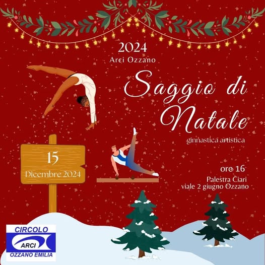 Due saggi a tema natalizio Ginnastica artistica di ARCI UISP Ozzano 15 e 20 dicembre