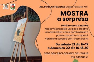Mostra a sorpresa e laboratorio natalizio