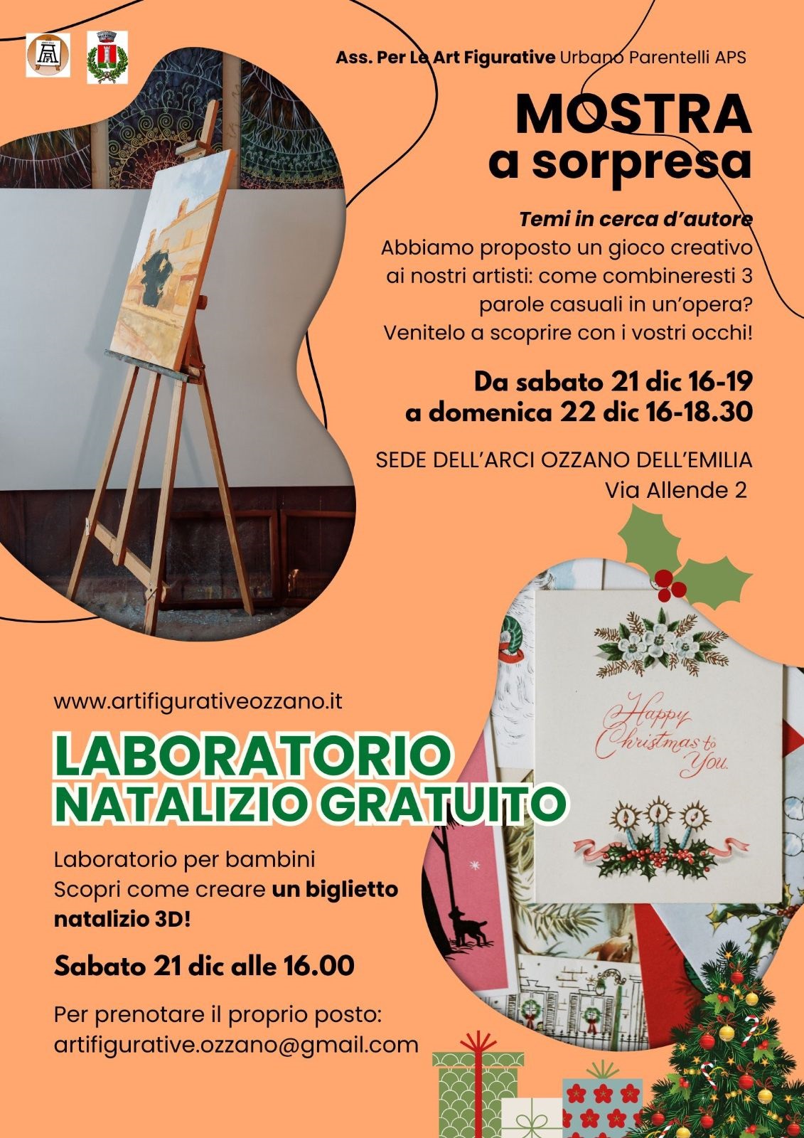 Mostra a sorpresa e laboratorio natalizio