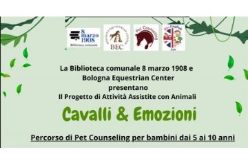 Cavalli & Emozioni: Percorso di Pet Counseling per bambini/e dai 5 ai 10 anni