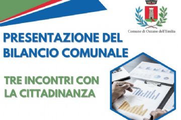Tre incontri pubblici per illustrare il bilancio