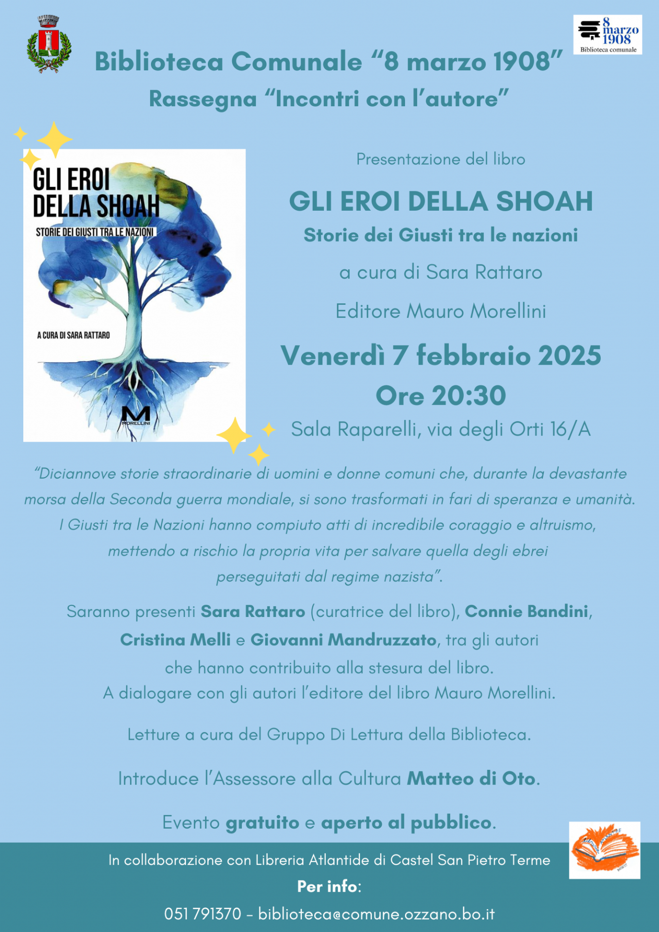 locandina "Gli eroi della shoah"