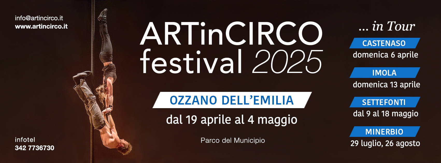 Al via l'ottava edizione del Festival internazionale di circo contemporaneo "ARTinCIRCO"