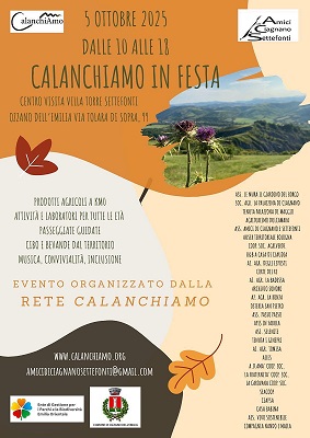 Calanchiamo in festa - domenica 5 ottobre a villa Torre (Settefonti)