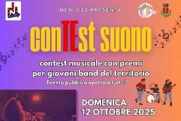 Contest musicale con premi per giovani band del territorio