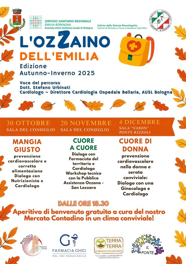 L’OzZaino dell’Emilia – Core Lab: Dialoghi per il cuore - Percorso di prevenzione e salute pubblica dedicato al benessere cardiovascolare