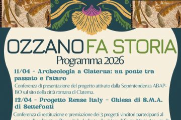 Rassegna “Ozzano fa storia”: Conferenze, laboratori didattici, visite guidate e trekking incentrati principalmente sulla Città romana di Claterna, ma non solo!