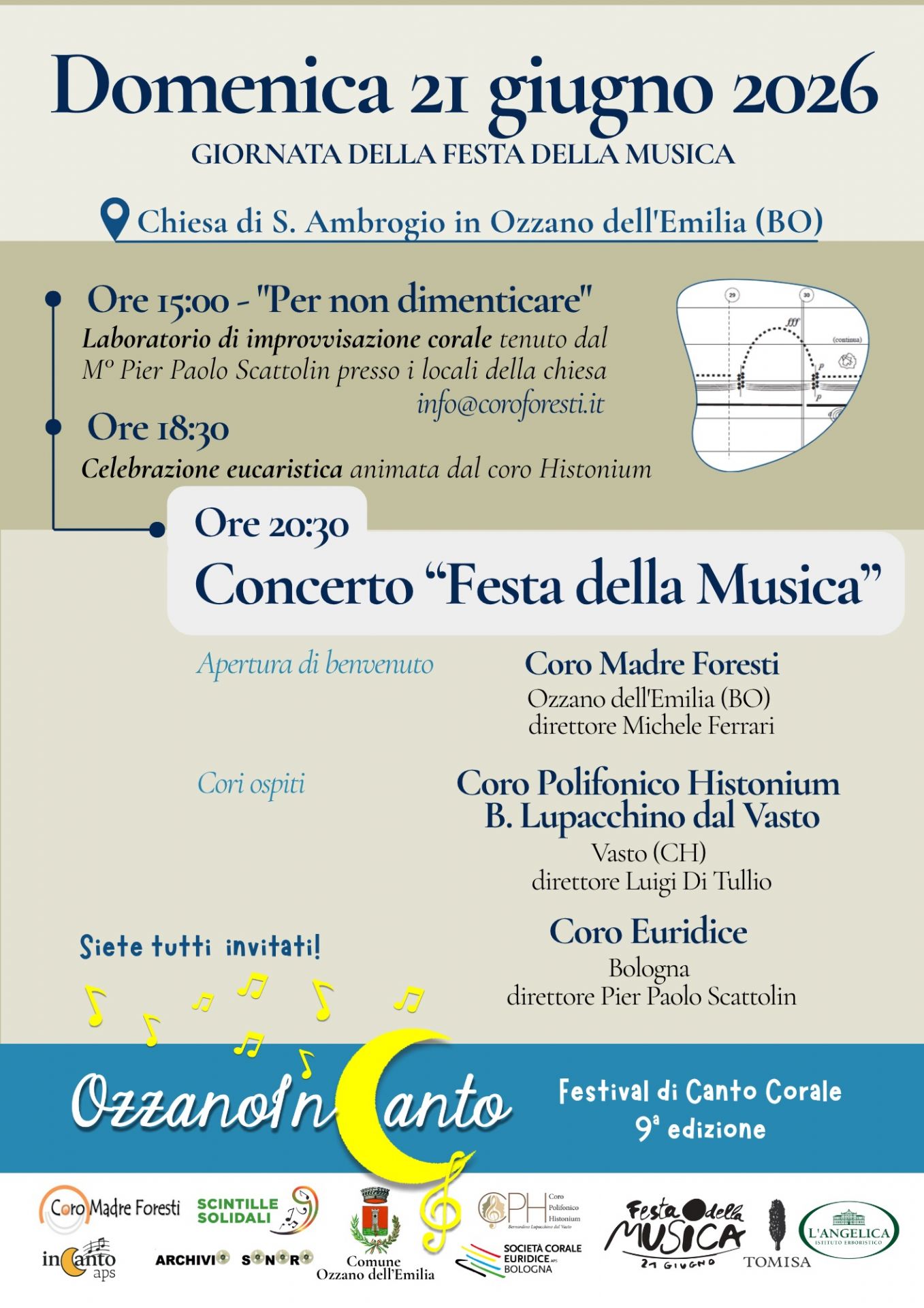 Festival di Canto corale nell'ambito della rassegna OzzanoInCanto