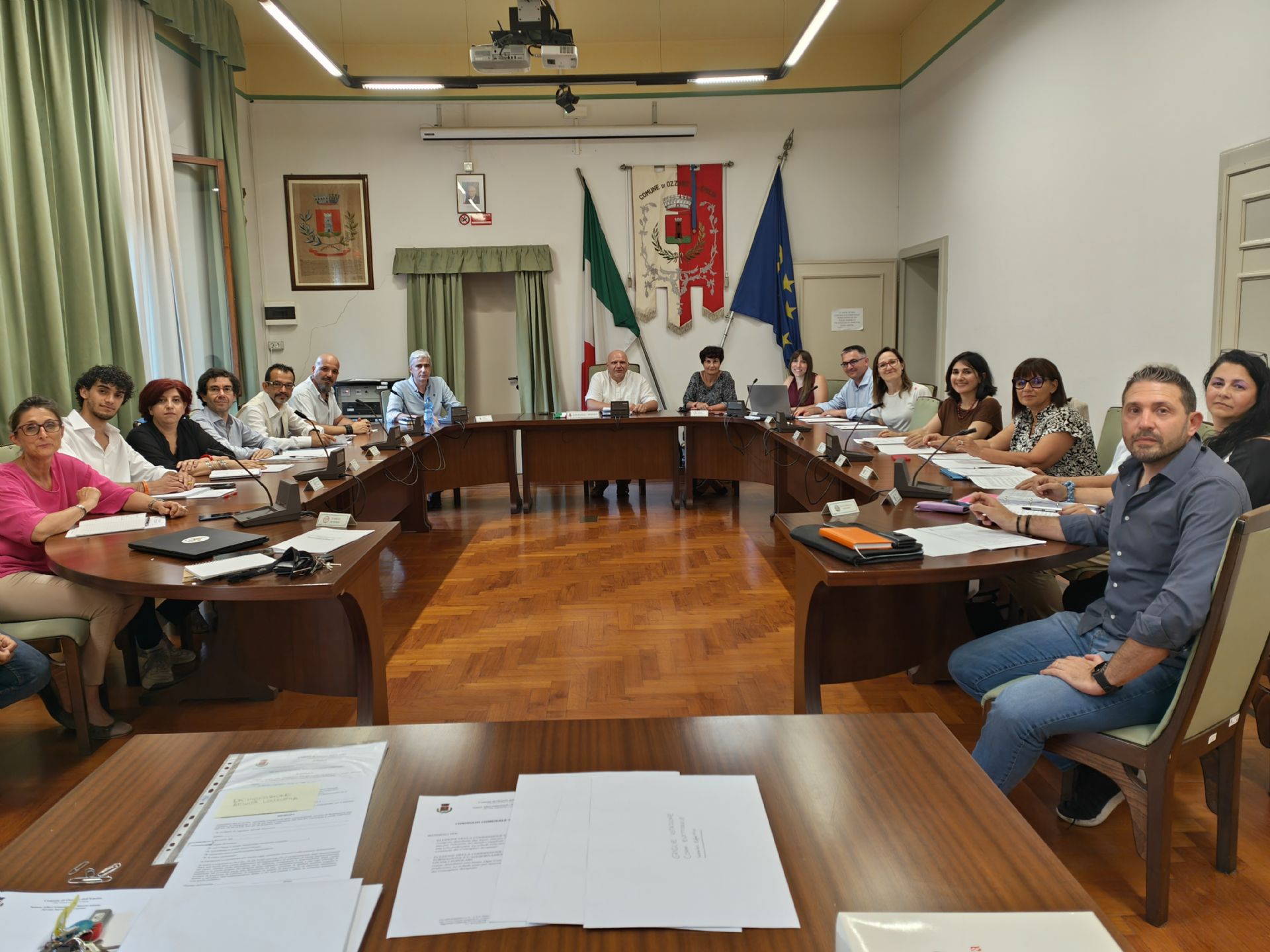La composizione del nuovo Consiglio comunale che si è insediato il 27 giugno 2024