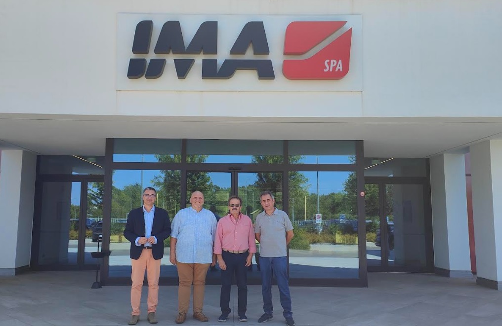 Ozzano dell'Emilia: Il Sindaco Lelli in visita al nuovo stabilimento IMA Spa