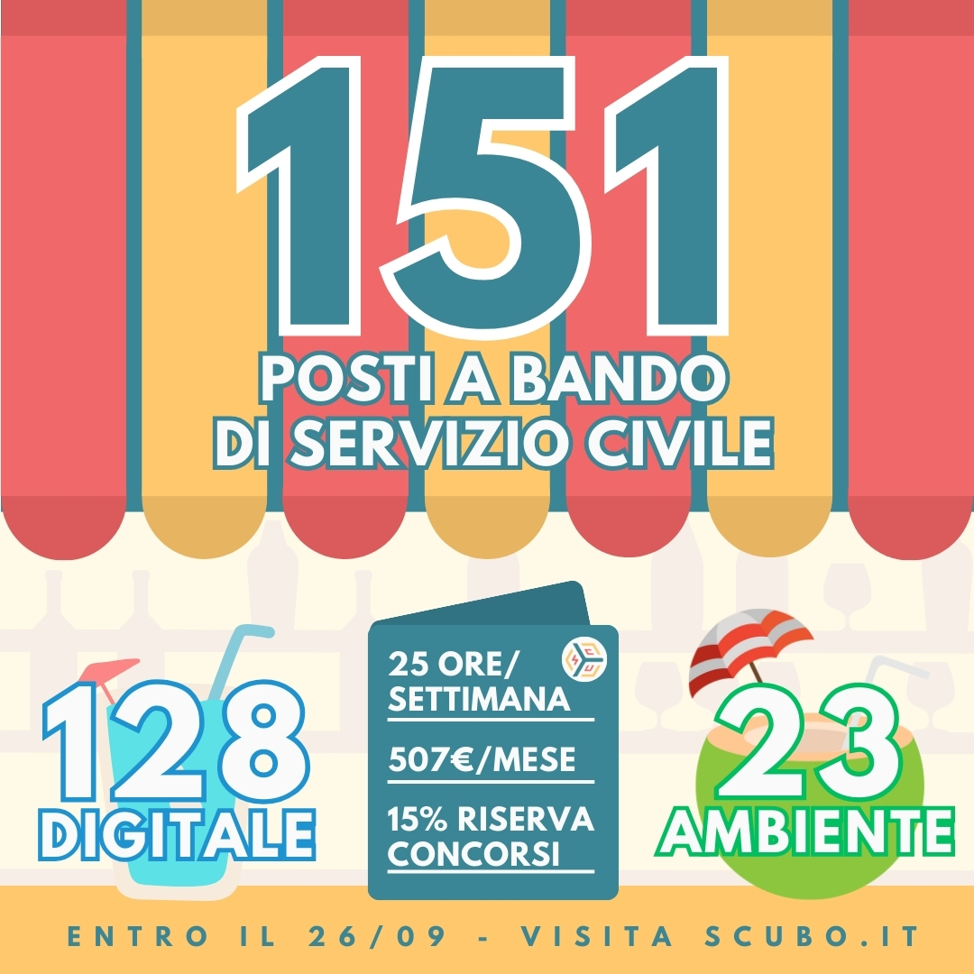 Se si ha dai 18 ai 28 anni, e si risiede nell'area metropolitana di Bologna, si può partecipare a questo Bando