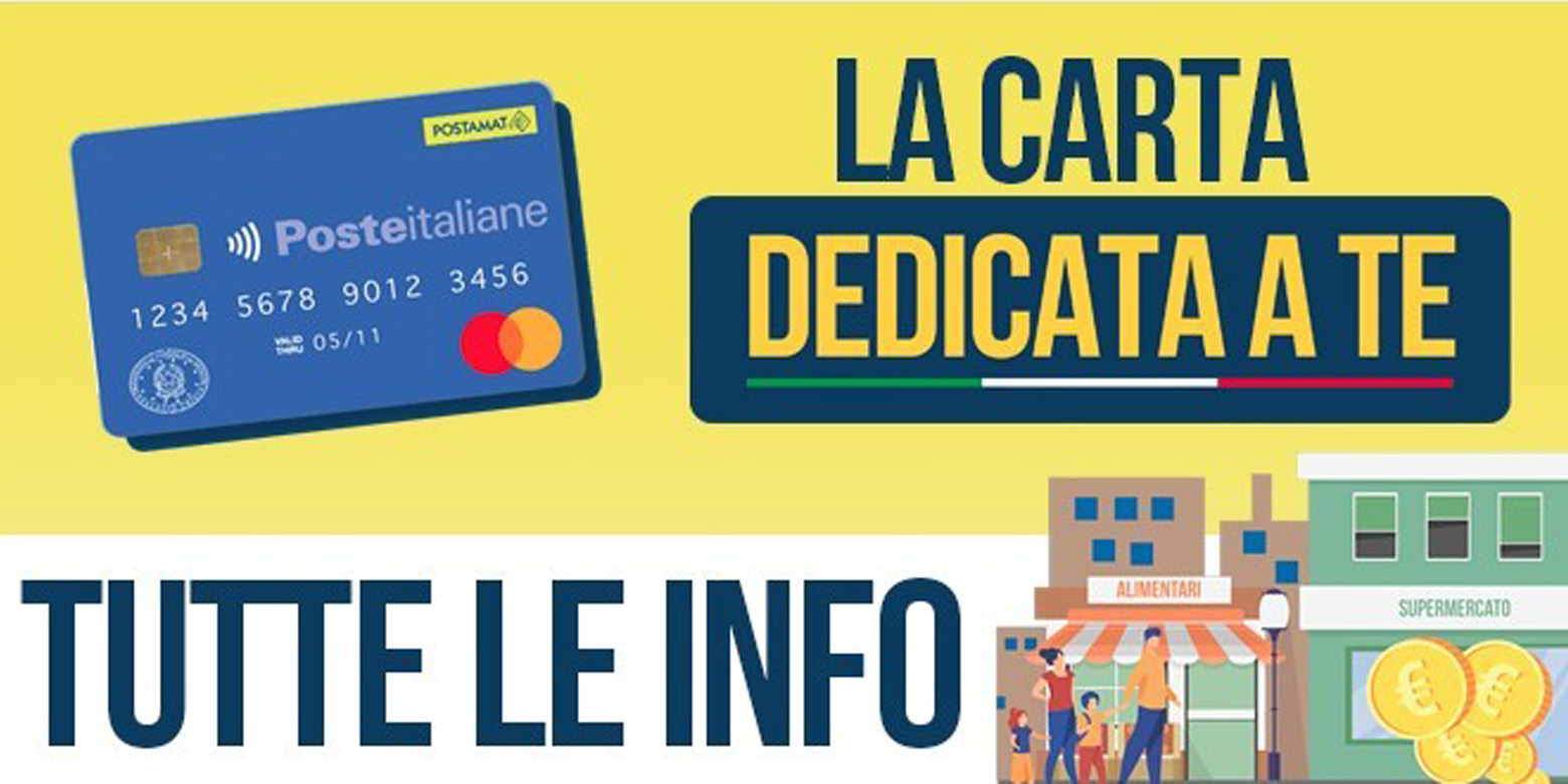La “Carta dedicata a te” è una carta prepagata dal valore di 500 euro