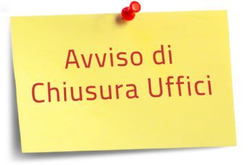 Riduzione dell'orario di apertura degli uffici comunali e degli Sportelli Cup