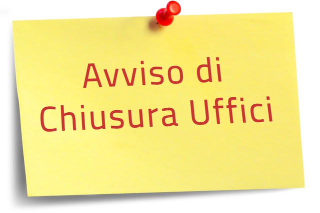 Le date di chiusura uffici pubblici per l'anno 2025 e festività natalizie 2026