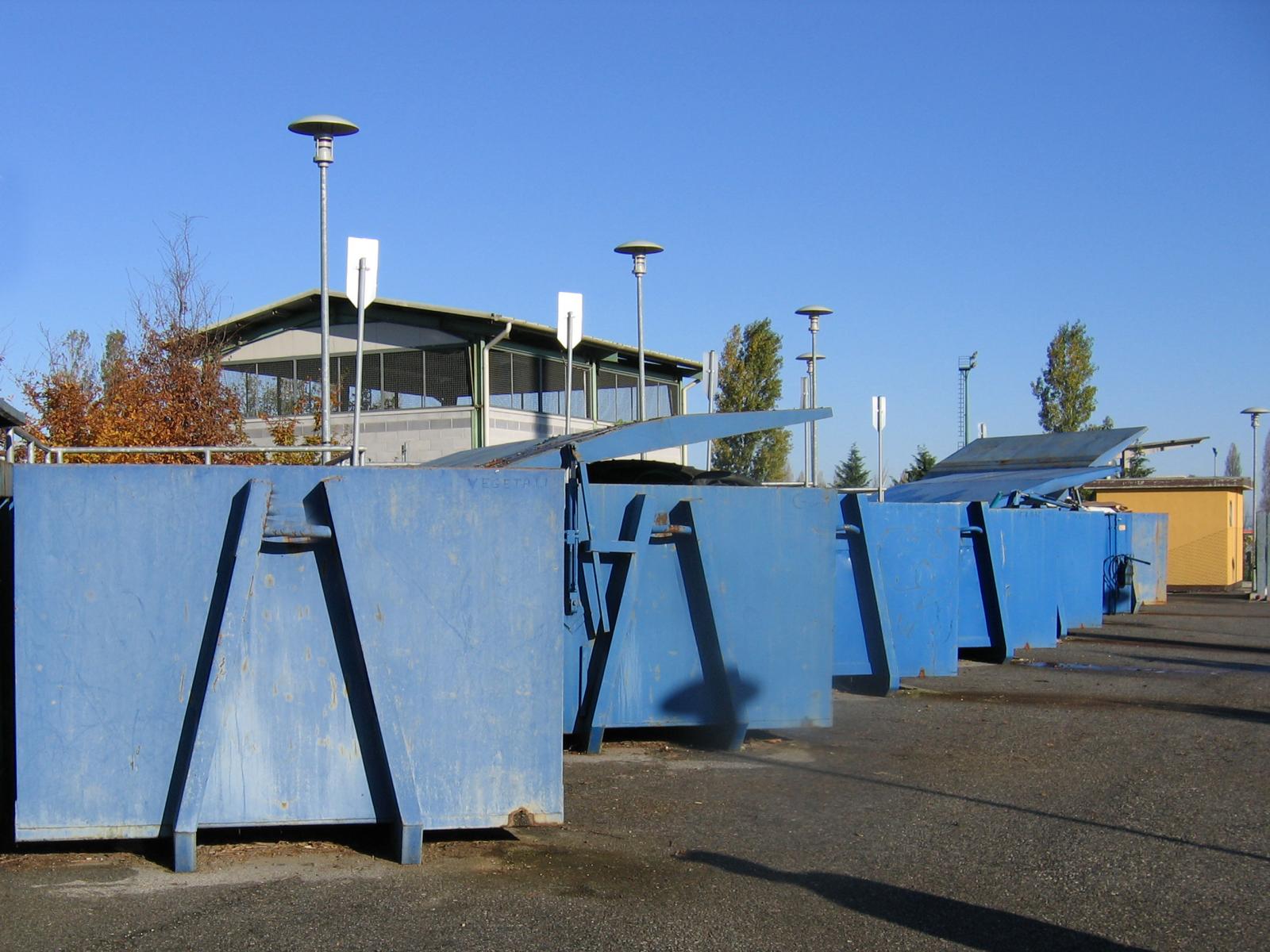 CDR - Stazione ecologica di via dello Sport: riaperta, compresi gli inerti