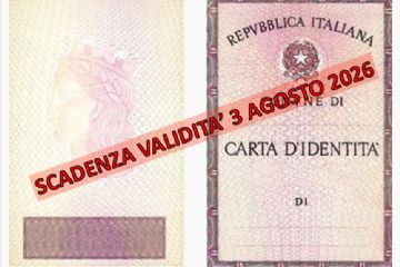 Carte d&#39;identit&#224; cartacee non pi&#249; valide dal 3 agosto 2026