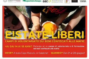 Campi di volontariato sui beni confiscati alle mafie (14-18 anni)