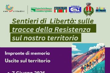 Locandina iniziativa Sentieri di libertà