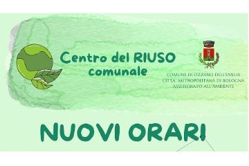 Nuova intro per nuovi orari Centro Riuso