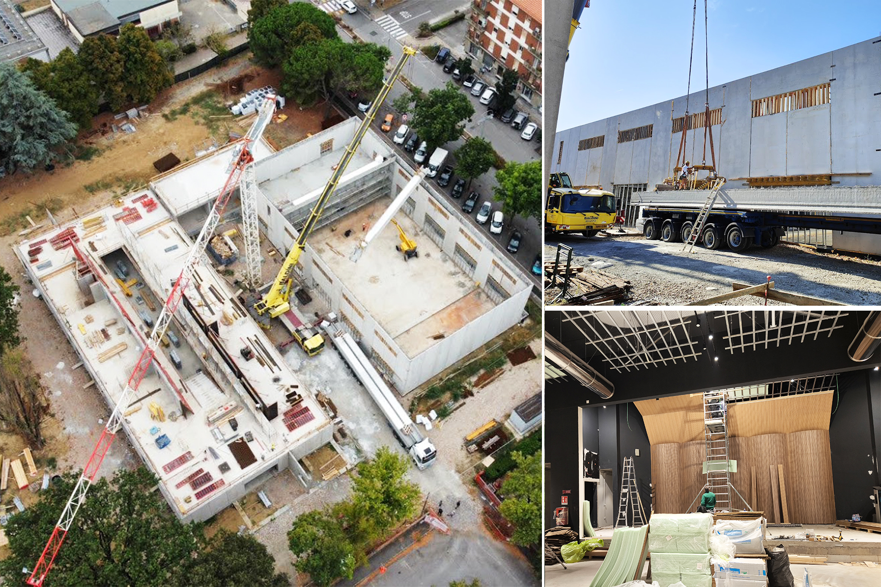 Cantiere nuova scuola secondaria di primo grado "E.Panzacchi" (Scuola,Palestra e Auditorium)