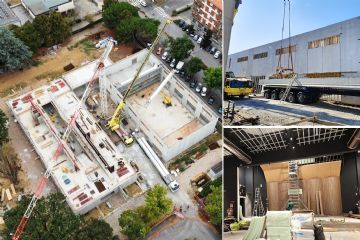Cantiere nuova scuola secondaria di primo grado "E.Panzacchi" (Scuola,Palestra e Auditorium)